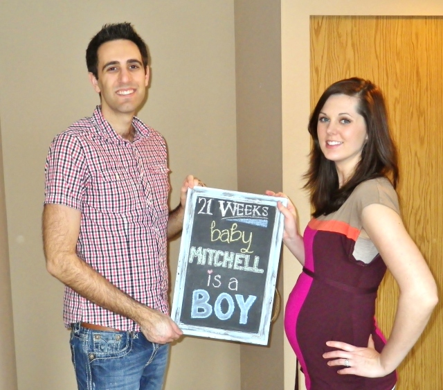 Baby Mitchell is a boy!!